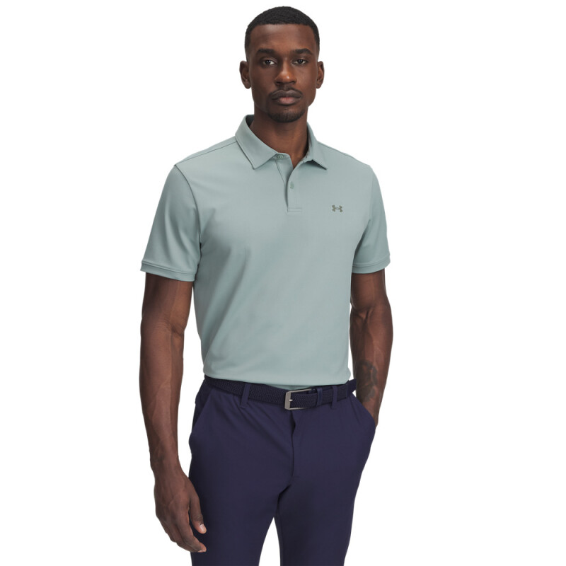 UA Drive Sport Pique Polo-GRN GRN-348