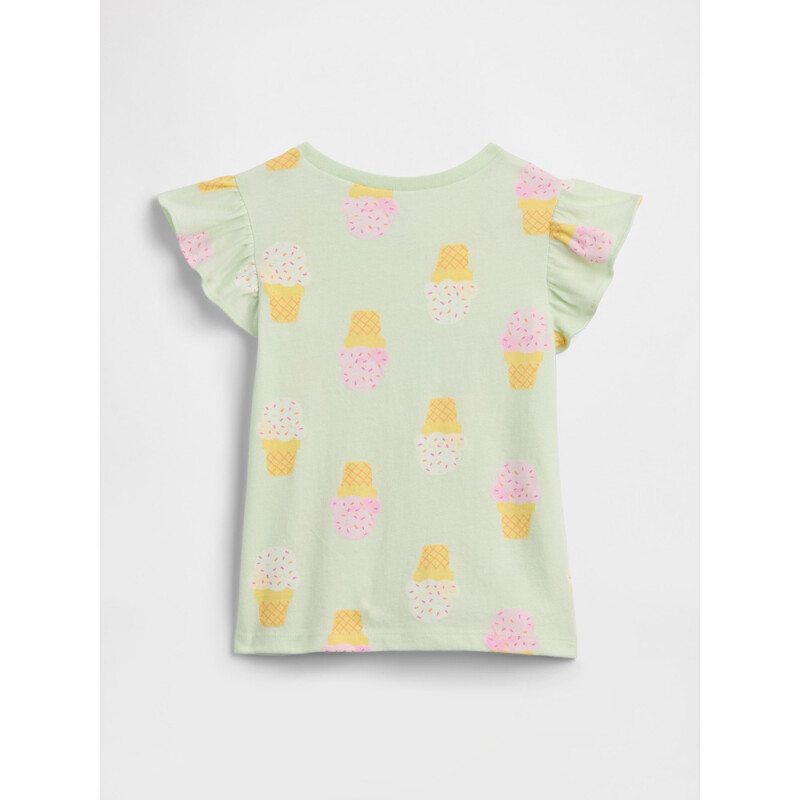 V-BF PRINT SS TEE SP26 POD GREEN