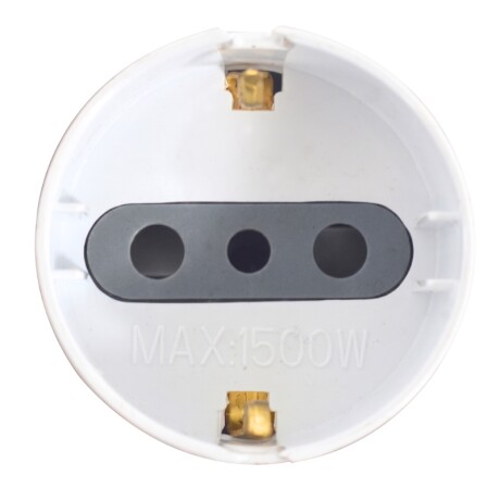 ADAPTADOR SCHUKO 10A Adaptador Schuko 10A Blanco