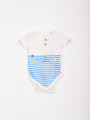 BODY Y SHORT CONJUNTO CELESTE (V)