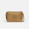 Bandolera Key en efecto cuero graneado Taupe