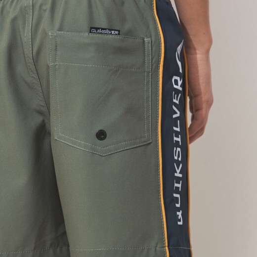 Short Quiksilver de niño Logo - Verde Short Quiksilver de niño Logo - Verde