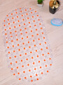 ALFOMBRA PARA BAÑO NARANJA
