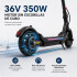 Monopatín A Batería Sgk6 8.5 350w 120kg NEGRO