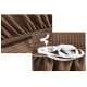 Funda cubre sofá elástica 1 cuerpo MARRON