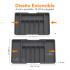 Organizador de Cubiertos Extensible Cajon Utensilios Cubertero IMBACK Gris Organizador de Cubiertos Extensible Cajon Utensilios Cubertero IMBACK Gris