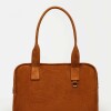 Bolso Capri en cuero gamuza Oxido