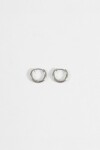 Aros acero extra small plateado