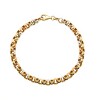 Pulsera Rolo Tricolor -Oro bajo-Sin Piedra-PU8033 sinpiedra