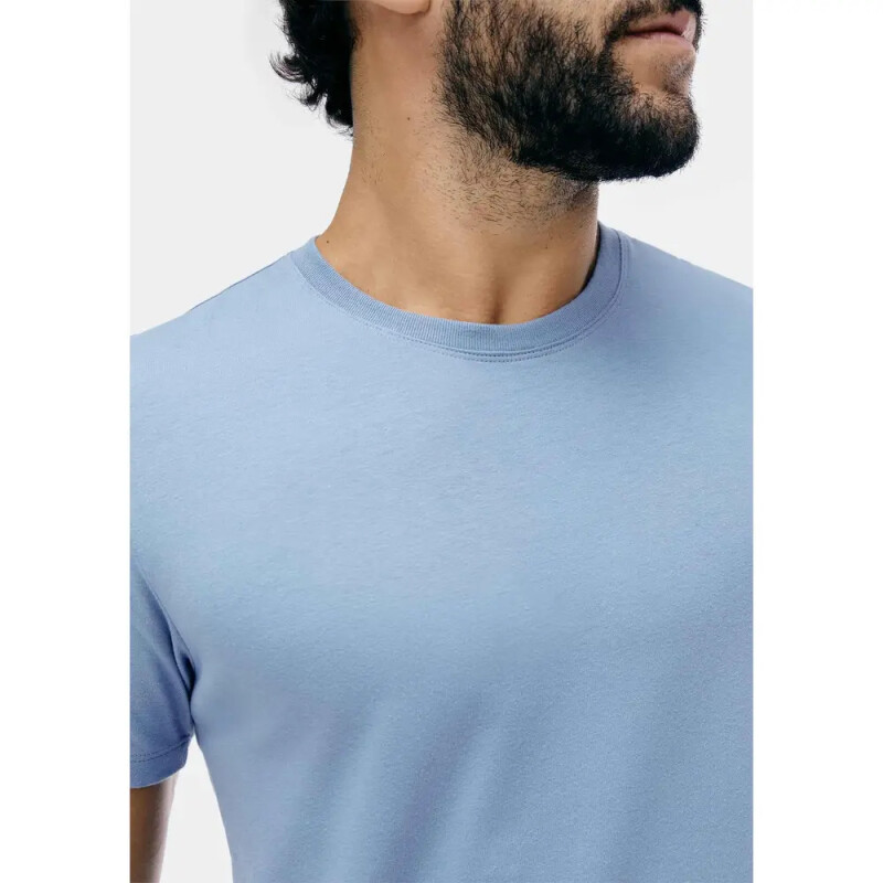 CAMISETA MM MASC AZUL MEDIO
