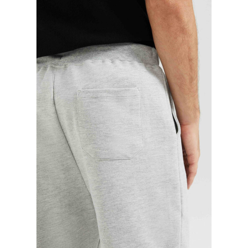 BERMUDA MASC GRIS CLARO/NEGRO/NARANJA