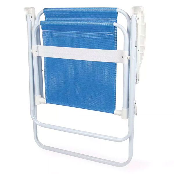 SILLA ALTA ACERO SANNET AZUL AZUL