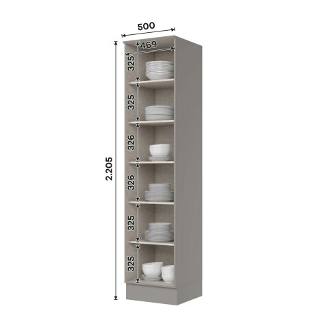 ARMARIO DE COCINA MDF GRIS AMERICANA