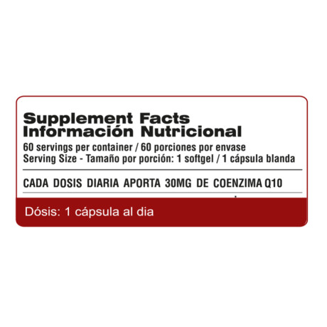 Coenzima Q10 30mg 60caps Qualivits Coenzima Q10 30mg 60caps Qualivits