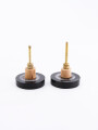 TIRADOR PARA MUEBLES ARJUN SET X2 NEGRO (V)
