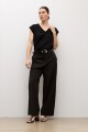 Pantalón sastrero negro