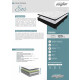 Colchón EOS ECOFLEX Resortes 1 Plaza 78 x 188 x 20 cm Colchón EOS ECOFLEX Resortes 1 Plaza 78 x 188 x 20 cm