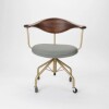 Silla de escritorio ROCHE Marrón