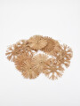 ADORNOS COLGANTES RUSTICOS SET X 12 BEIGE