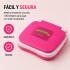 Mini Laptop Educativa Bilingüe con 52 Teclas Rosa 1