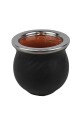 Mate ceramica forrado chico Negro