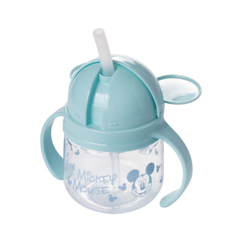 Vaso Entrenador con Pajita y Tapa Mickey 260 ml MICKEY