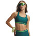 UA Crossback Mid Bra-RED GRN-338