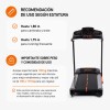 Caminador Athletic 610t Plus Motor 2hp Velocidad Hasta 16km Negro