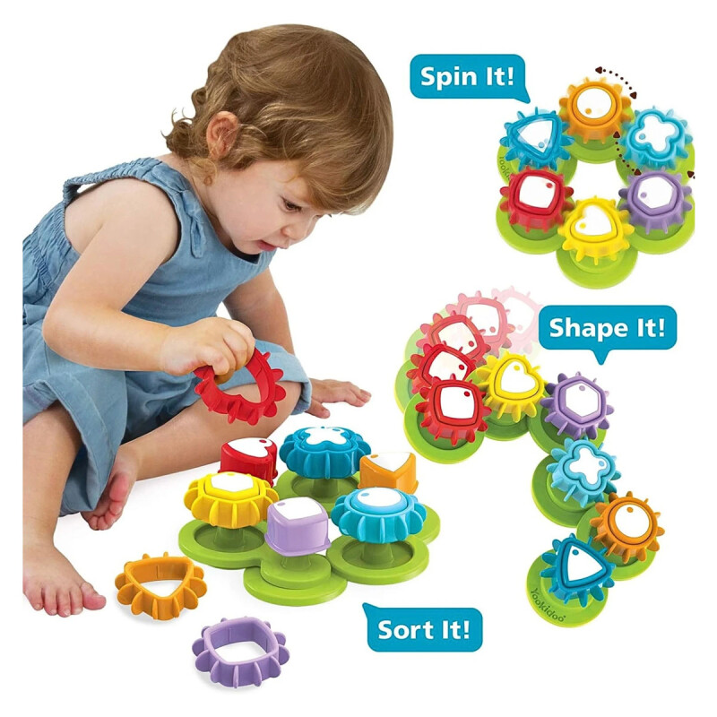 Clasificador de engranajes Shape 'N' Spin Yookidoo Clasificador de engranajes Shape 'N' Spin Yookidoo
