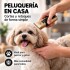 Cortapelo Mascotas con 4 Peines Dorado