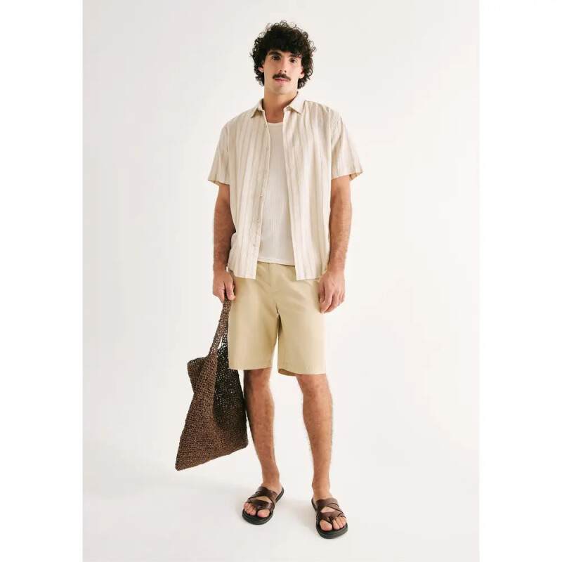 CAMISA MM MASC CAQUI CLARO