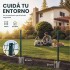 Cerco Reja Perimetral 5 x 1,83 m con Postes y Grampas Verde