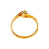 Anillo-Oro bajo-Piedras Zirconias-AN8031 conpiedra