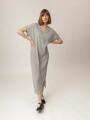 VESTIDO BELFO GRIS CLARO