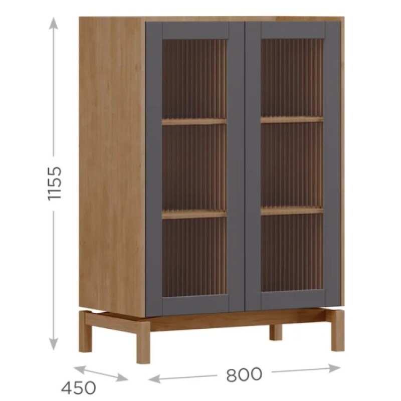 Aparador Barcelona Bajo 2 Puertas 2156uc Tauari/concret Aparador Barcelona Bajo 2 Puertas 2156uc Tauari/concret