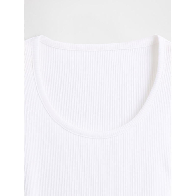 SS MOD RIB 4X2 SCOOP - 23 1/2 FRESH WHITE