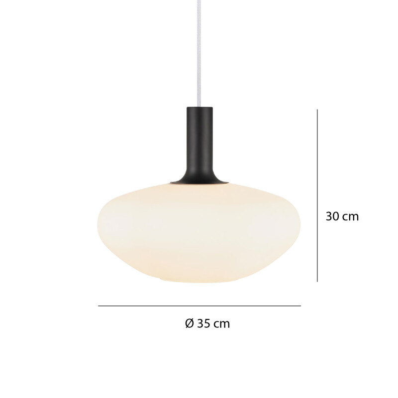 LUMINARIA COLGANTE PIREO 35CM Luminaria Colgante Pireo Big Blanca ø 35 cm