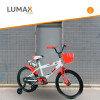 Bicicleta Urbana Infantil Rodada 16 Con Rueditas y canasto Rojo