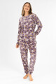 Pijama snoopy velour Lila