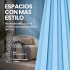 Pack x10 Wpc Simil Madera Wall Panel Lambrin 2.90x16.7 Celeste 1