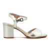 Sandalia Ramarim Taco 7cm Plata