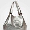Bolso Eterial en cuero arrugado Metalizado