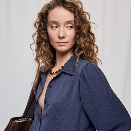 CAMISA MATT Azul Marino