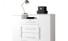 Cómoda Zapatera Versatil 2 Puertas 4 Cajones Blanco