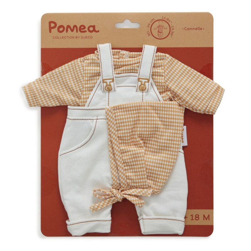 Ropa de muñeca Pomea Cannelle Enterito Djeco Ropa de muñeca Pomea Cannelle Enterito Djeco