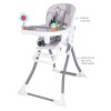 Silla de Bebe para Comer Carestino Río Ajustable Gris