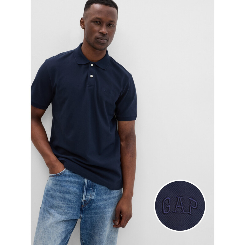 F-LOGO PK POLO TAPESTRY NAVY