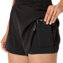 Short Running Metarun Split Short Mujer Performance Black