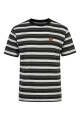Remera O'Neill Brush Stripe Negro
