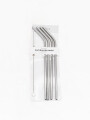 SORBITOS DE METAL CON CEPILLO 5PCS PLATEADO (V)
